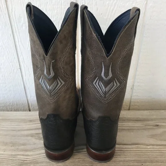 Cody James Bull Shoulder Mens Black Gray Leather Western Boots Mens 9 D BBH4 - Picture 13 of 13